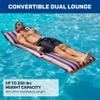 Aqua LEISURE Convertible Dual Lounge or Chair 76inx31in view 2