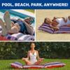 Aqua LEISURE Convertible Dual Lounge or Chair 76inx31in view 3