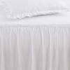 Sweet Home Collection Bedspreads Ruffle Skirt 3 Piece Shabby Chic Ultra Soft Oversized Coverlet Bedding Cover with Shams Set, Queen, White, Case Pack (Pack of 6, 18 Count Total) view 4