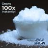 Let it Snow Instant Fake Snow Powder - Made in the USA, Safe & Easy to Use Artificial Snow for Slime, Holiday Decorations, Photography & Sensory Play, 10 Packs, Makes 10 Gallons view 4