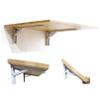 Wall Mounted Folding Table, for Small Saving Spaces, Dining, Room, Study, Kitchen, Dinner, Bar, Save Space (Size : 23.6 * 19.7in/60 * 50cm) view 1