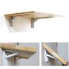 Wall Mounted Folding Table, for Small Saving Spaces, Dining, Room, Study, Kitchen, Dinner, Bar, Save Space (Size : 23.6 * 19.7in/60 * 50cm) view 3