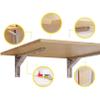 Wall Mounted Folding Table, for Small Saving Spaces, Dining, Room, Study, Kitchen, Dinner, Bar, Save Space (Size : 23.6 * 19.7in/60 * 50cm) view 4