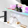 6 Packs Iridescent Clear Acrylic Floating Shelves, DILIBRA 15.7 Inch Large Set up for Funko Pop Display Case Picture Ledge Shelf, Acrylic Floating Wall Bookshelf Organizer for Kids Room Bathroom view 2