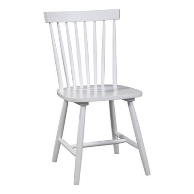 Alpine Furniture Lyra Set of 2 Side Chairs with White Finish 3434WHT-02