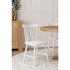 Alpine Furniture Lyra Set of 2 Side Chairs with White Finish 3434WHT-02 view 2