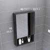 YASAT Wall Mount Bathroom Mirror Cabinet Medicine Cabinet for Bathroom, Bedroom, Hallway, Aluminum Alloy Hanging Cabinet with Mirror Door and Shelves 15.7 * 25.5 INCH Blue/Black/White view 2