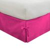 OnlineChoiceSheet Split Corner Tie Bed Skirt, 10 Inch Drop Length 100% Egyptian Cotton 1000 Thread Cotton, Easy Fit & Fade Resistant, Queen Size (60" x 80"Inch) Solid Hot Pink view 2