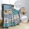 15 Year Old Boy Birthday Gift, Super Soft and Warm Happy Birthday Blanket, Digital Heartwarming Sentences Creative Design Ideal Gifts for 15th, 50"x60" view 4