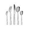 20 Piece Silver Flatware Set for 4 Stainless Steel Silverware Sets With Delicate Pattern Kitchen Restaurant Hotel Mirror Polished Include Fork Spoon Knife Teaspoon Tea Fork Floral Cutlery Set view 1