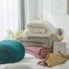 JUIYU Bed Throws Chunky Knit Blanket for Bed Sofa Thick Yarn Acrylic Crochet Living Room Blanket Blankets & Throws (Color : Pink, Size : 130x160cm) view 2