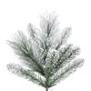 Vickerman 9' x 51" Flocked Jackson Pine Artificial Unlit Christmas Tree. view 2