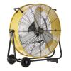 HiCFM 24" Industrial Drum Fan 8800 CFM High Velocity 3-Speed Heavy Duty Metal Air Circulator with Casters Handle for Basement Warehouse Factory workshops view 1