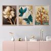 Oxton Paintings Modern Art Wall Decor Framed Paintings for Bedroom Room Living Room , Set of 3 (20x40 inch)(Multicolor) view 1