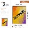 Oxton Paintings Modern Art Wall Decor Framed Paintings for Bedroom Room Living Room , Set of 3 (20x40 inch)(Multicolor) view 4
