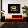 Sense Canvas Lips Frank Money Canvas Art - Home Decor Wall Art Print Poster Painting Small 16x12 / 0.75" view 2