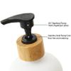 Dish Soap Dispenser for Kitchen Sink.Glass Hand Soap Dispenser, Modern Farmhouse Decor for Bathroom,Kitchen Sink Decor view 3