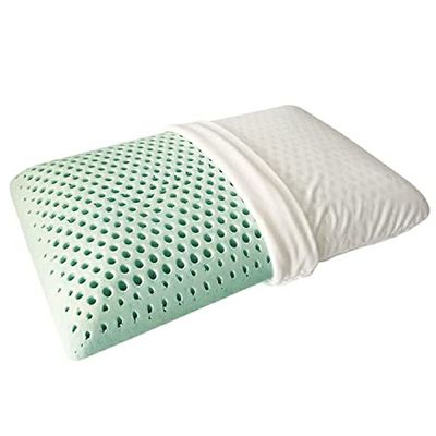 Bed Pillows & positioners Latex Pillow, Natural Latex Bed Pillow, Neck pllows for Sleeping, Care Pillow for Neck Latex Foam Pillow Sleeping Pillow Comfortable (Size : 66x38x8cm)