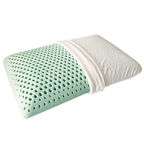 Bed Pillows & positioners Latex Pillow, Natural Latex Bed Pillow, Neck pllows for Sleeping, Care Pillow for Neck Latex Foam Pillow Sleeping Pillow Comfortable (Size : 66x38x8cm)