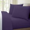 Femini Fashion Wyoming King - 84" x 84" Size Soft Microfiber Bed Sheets Luxury 1800 Thread Count Brushed Microfiber Sheet Set Super Soft & Silky Feel 26" Extra Deep Pocket - Wyoming King, Plum view 2