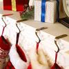 Hooks Kitchen,Bathroom Hook,Hangers Hook,Coat hooks wall mounted 4PCS/set Christmas Sock Hook Jewelry Clasp Party Tree Hanging Hooks Fireplace Hanger Metal Clips Xmas Stocking Holder Racks Key hooks w view 3