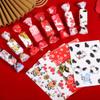 500PCS Candy Wrappers Homemade Nougat Packaging Candy Wrapping Paper Twisting Wax Papers For Halloween Christmas Birthday Wedding Party Candy Making Accessories, A17 view 3
