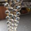 1/10/50 Meters Garland Strand Gold Rings Hanging Crystal Glass Bead Curtain Diamond Chains Party Tree Wedding Centerpiece Decor,1m view 2