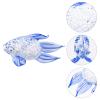 ARTIBETTER 3pcs Glass Art Figurine Miniature Decoration for Unique Sea Animal Table Ornament for Fine Craftsmanship and Elegant Design view 2