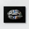 Sense Canvas Lips Money Canvas Art - Home Decor Wall Art Print Poster Painting Small 16x12 / 0.75" view 4