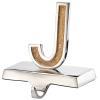 5" Gold Sparkle Joy Stocking Holders 3-Pieces 5 Inches Silver Metal view 4