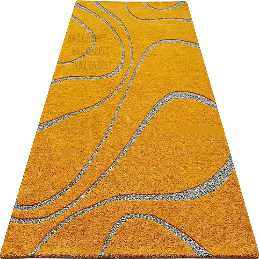 Naz Carpet Hand Tufted Creative Art Wool Rugs, 0.5 Inch Thickness for liviing Room,Bedroom (Color Multi 7x10 Feet)
