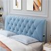 Full Size Headboard Cushion Wall Pillow Wedge Reading Pillow Lumbar Support Backrest for Day Bed Bunk Bed Dorms with Removable Headboard Cover,B,with headboard King 70.8" view 1