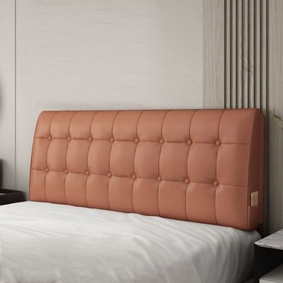 Bed Backrest Rectangle Headboard Cushion Large Positioning Support Bed Rest Reading Pillows Wall Pillow for Day Bed Bunk Bed with Removable Cover,A,with headboard 35.4"/90cm