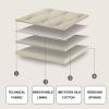 Bed Backrest Rectangle Headboard Cushion Large Positioning Support Bed Rest Reading Pillows Wall Pillow for Day Bed Bunk Bed with Removable Cover,A,with headboard 35.4"/90cm view 3