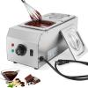 WICHEMI Chocolate Tempering Machine Chocolate Melter Chocolate Melting Pot 2 Tanks 9lbs Stainless Steel Chocolate Warmer Melting Machine Home Or Bakery Use view 1