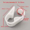 10PCS 10-16mm/2/5''-2/3'' Plastic Clamps for Tubing 8 Grades Adjustable Flow Control Plastic Clips Shut off Laboratory Industry Hose Pinch Valve view 2
