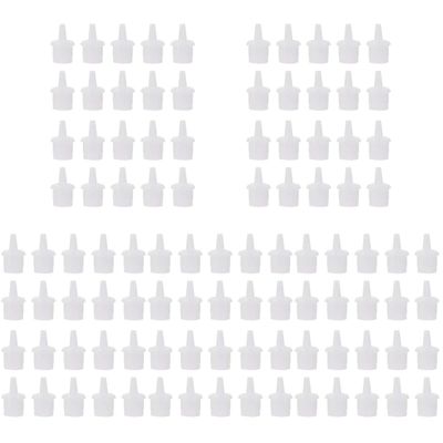 FOMIYES 250pcs Beauty Salon Supplies Glue Bottle Mouth Plugs Replacement Nozzles for Lash Glue Bottles