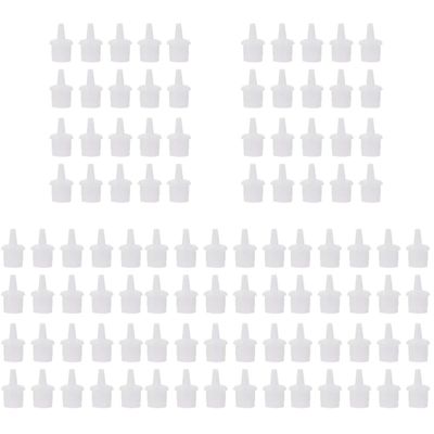 FOMIYES 250pcs Glue Bottle Tip Eyelash Grafting Accessory Fine Tip Glue Applicator