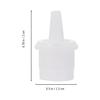 FOMIYES 150pcs Grafting Bottle Plug Glue Bottle Topper Eyelash Extension Nozzle view 3