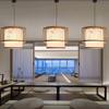 Daoke LED Chandeliers, Retro Woven Natural Bamboo and Rattan Woven Creative Nostalgic Adjustable Restaurant Tea Room Bedroom Living Room Coffee Shop Bamboo (Size : 40cm*30cm) view 3