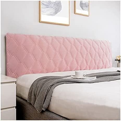 Headboard Bed Cover Thickened Quilted Headboard Slipcover King Size Double Single Elastic Bed Headboard Protective Cover Dustproof Headboard Cover (Color : D, Size : 240cm(94 inch))
