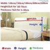 Headboard Bed Cover Thickened Quilted Headboard Slipcover King Size Double Single Elastic Bed Headboard Protective Cover Dustproof Headboard Cover (Color : D, Size : 240cm(94 inch)) view 2