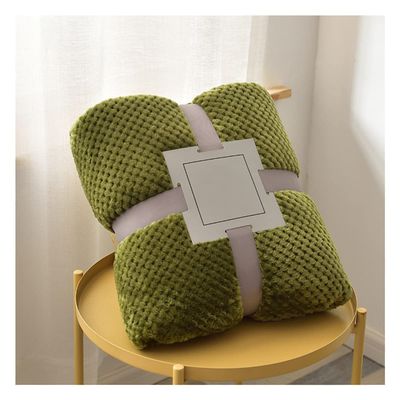 Bed Throws Multi Size Soft Warm Winter Blanket for Beds Solid Color Coral Fleece Blankets & Throws (Color : Junlv, Size : 70x100cm)