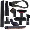 9 Pcs Universal Vacuum Attachments for Shop Vac Accessories with 2 1/2" to 1 1/4" & 1 7/8" to 1" Adapter for Shop Vac, 1 1/4" Brush Attachment Flexible Crevice Tool for Home and Car Interiors Cleaning view 1