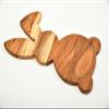 Affinity Decor Organic Acacia Kitchen Cutting Chopping Board for Butcher Block Cheese and Vegetables Fruit Salad Halloween Christmas Gift (Bunny Board 15"L x 7"W) view 3