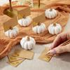 Kate Aspen 36PCS Place Card Holders (Place Cards Included), Table Number Holder for Weddings, White Pumpkin Photo Holder for Table Assignments at Bridal Showers or Anniversaries view 3