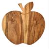 Affinity Decor Organic Acacia Kitchen Cutting Chopping Board for Butcher Block Cheese and Vegetables Fruit Salad Halloween Christmas Gift (Apple board 11"L x 9"W) view 1