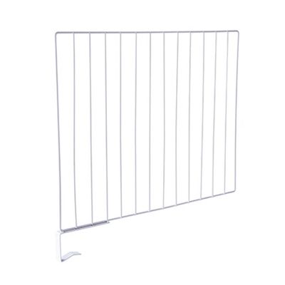 Zerodeko Clothes Dividers Shelf Dividers for Wood Shelves Metal Shelving Organizer Coat Rack Shelf Wood Shelf Divider Wire Shelf Separator Closet Dividing Line Iron White Wardrobe