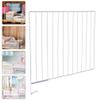 Zerodeko Clothes Dividers Shelf Dividers for Wood Shelves Metal Shelving Organizer Coat Rack Shelf Wood Shelf Divider Wire Shelf Separator Closet Dividing Line Iron White Wardrobe view 2