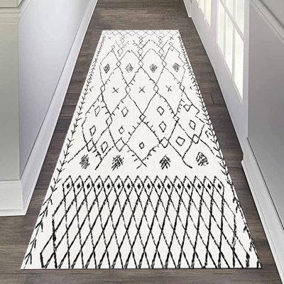 Contemporary Long Carpet Runner Non-Slip Washable Narrow Runner Rug for HallwayBedroomHallPassage Area Rug Floor Protection Mat 60c350cm/80x300cm (Size : 2.3 ft x 3.3 ft)